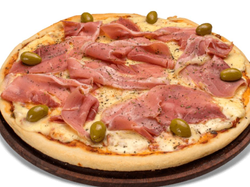 Pizza Muzarela con Jamón A LA PIEDRA (cod 702P)
