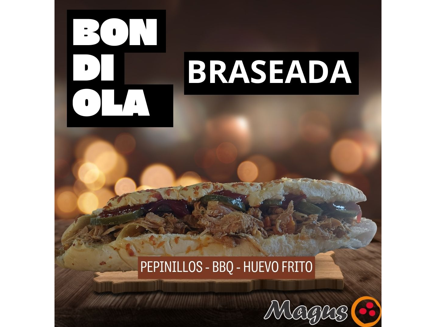 Sándwich de Bondiola braseada (cod 410)