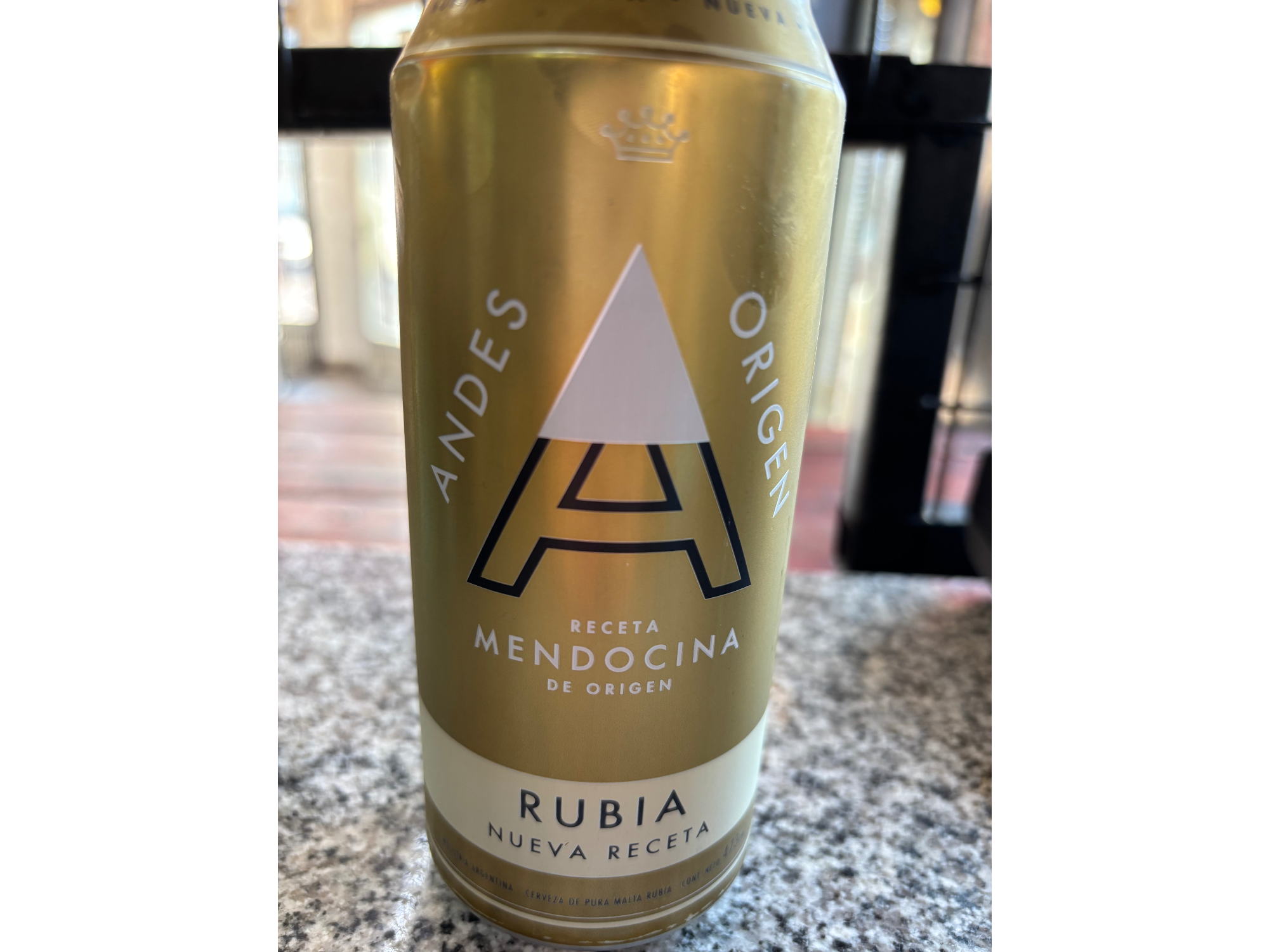 Cerveza Andes lata Rubia