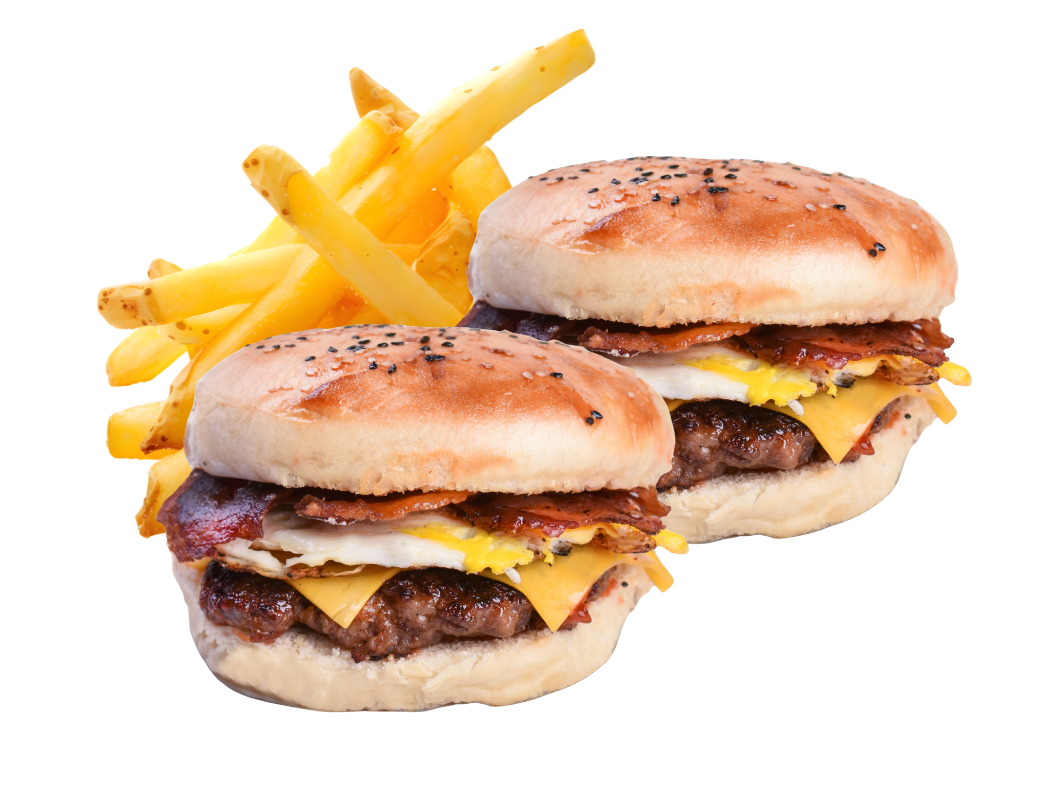 2 HAMBURGUESAS ESPECIALES + FRITAS (cod 1212)