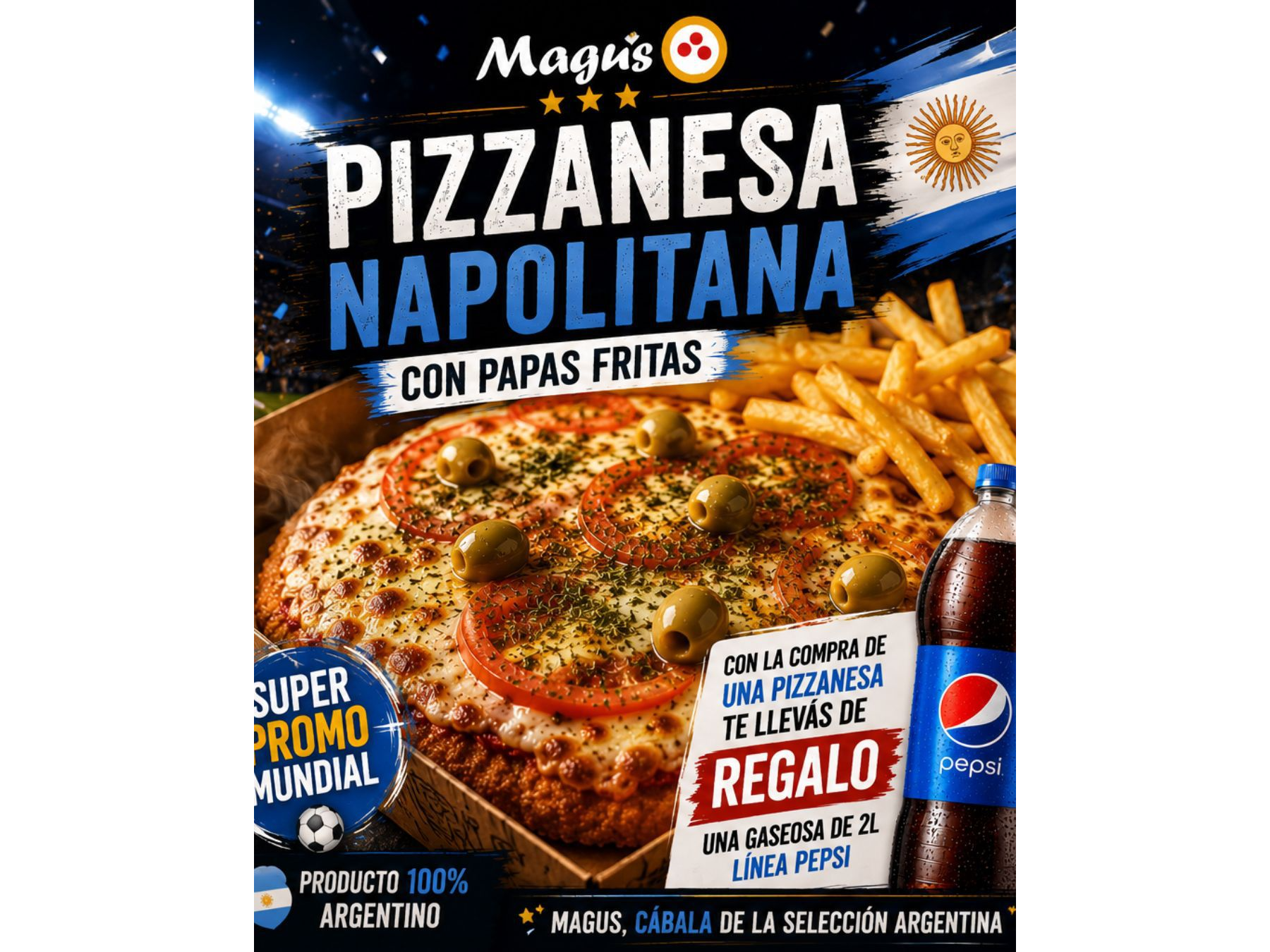 PIZZANESA NAPOLITANA DE TERNERA