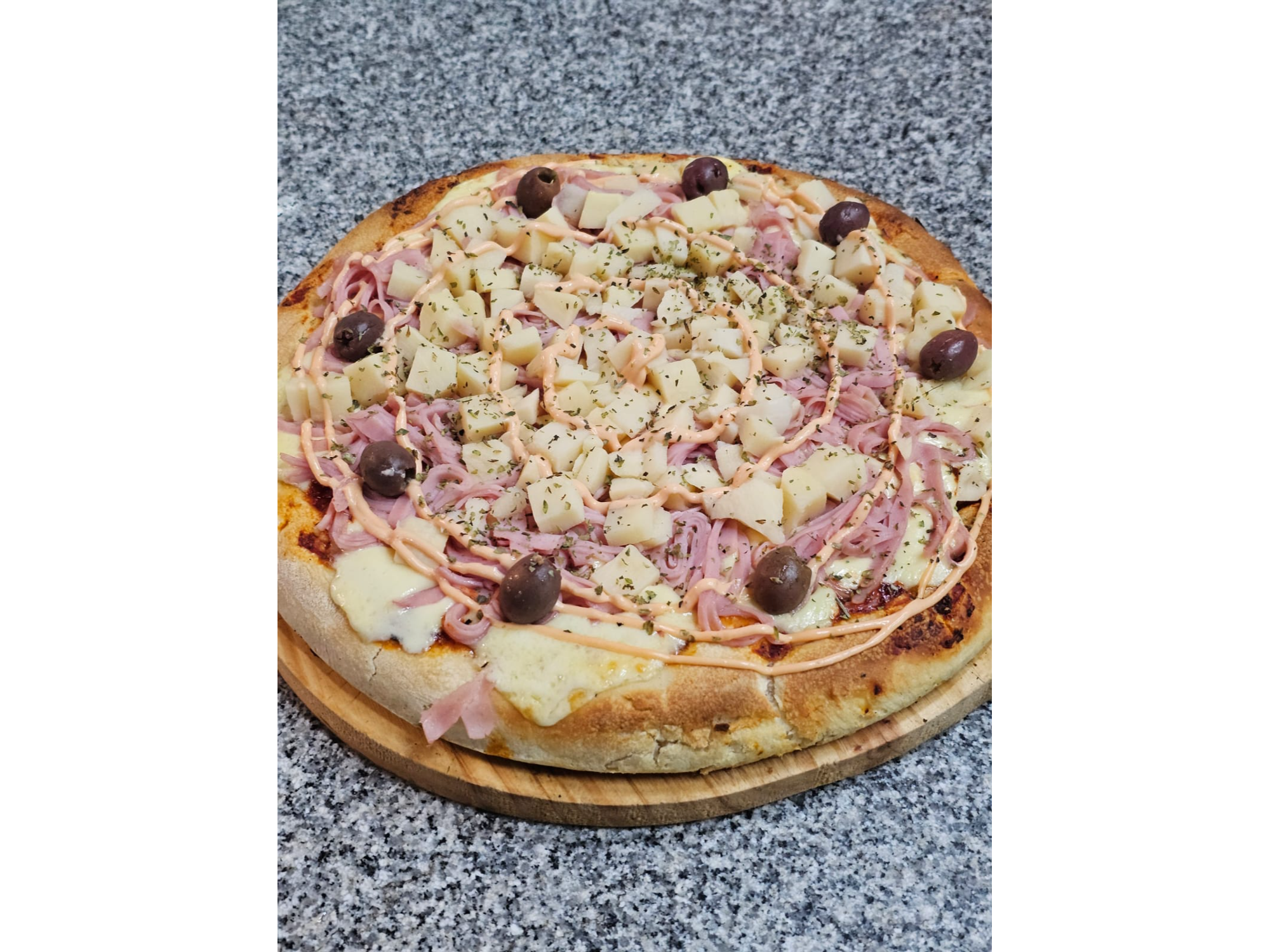 Pizza Palmitos AL MOLDE