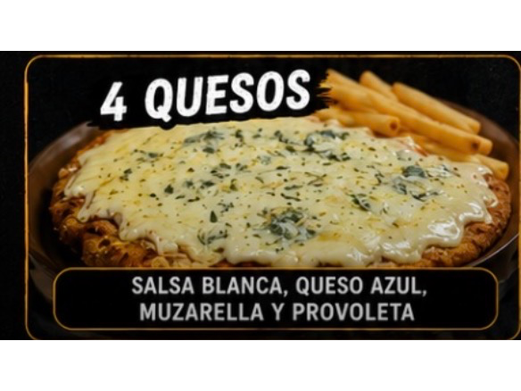 Pizzanesa 4 Quesos