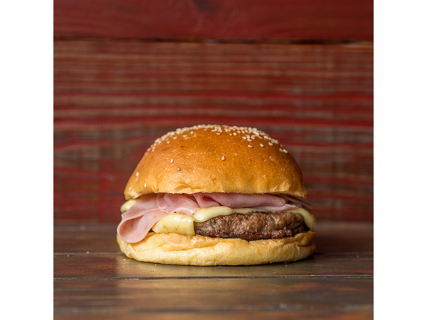 Hamburguesa doble Jamón y Muzarella (*cod 15D*)