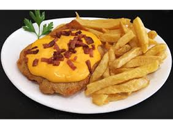 Milanesa de pollo especial Cheddar  (Cod *207*)