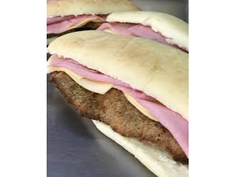 Sandwich milanesa de ternera individual JAMON Y MUZA (cod 03006)