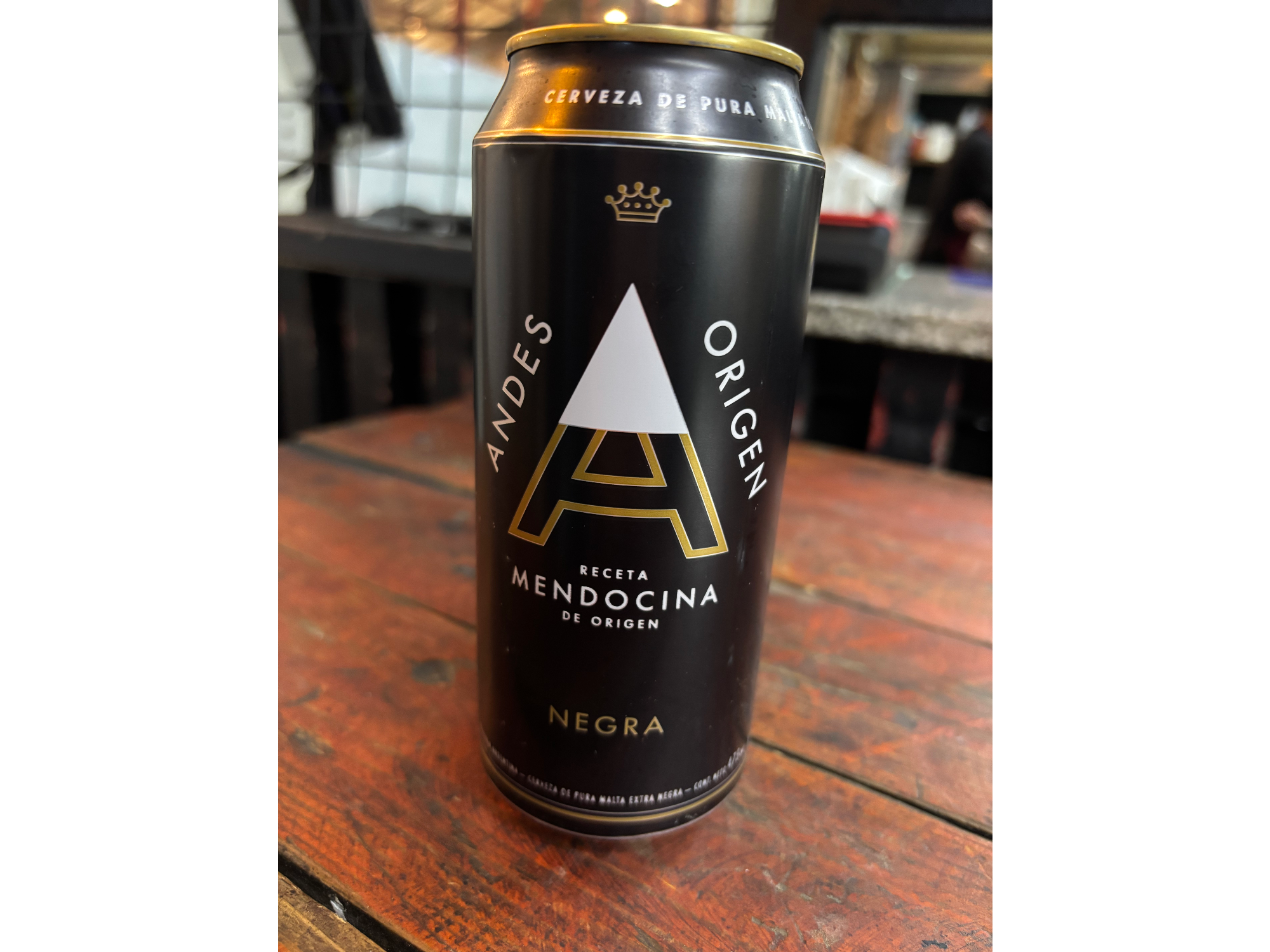 Cerveza Andes lata Negra