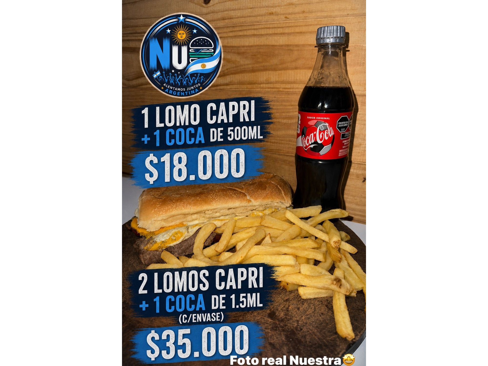 PROMO LOMO CON COCA