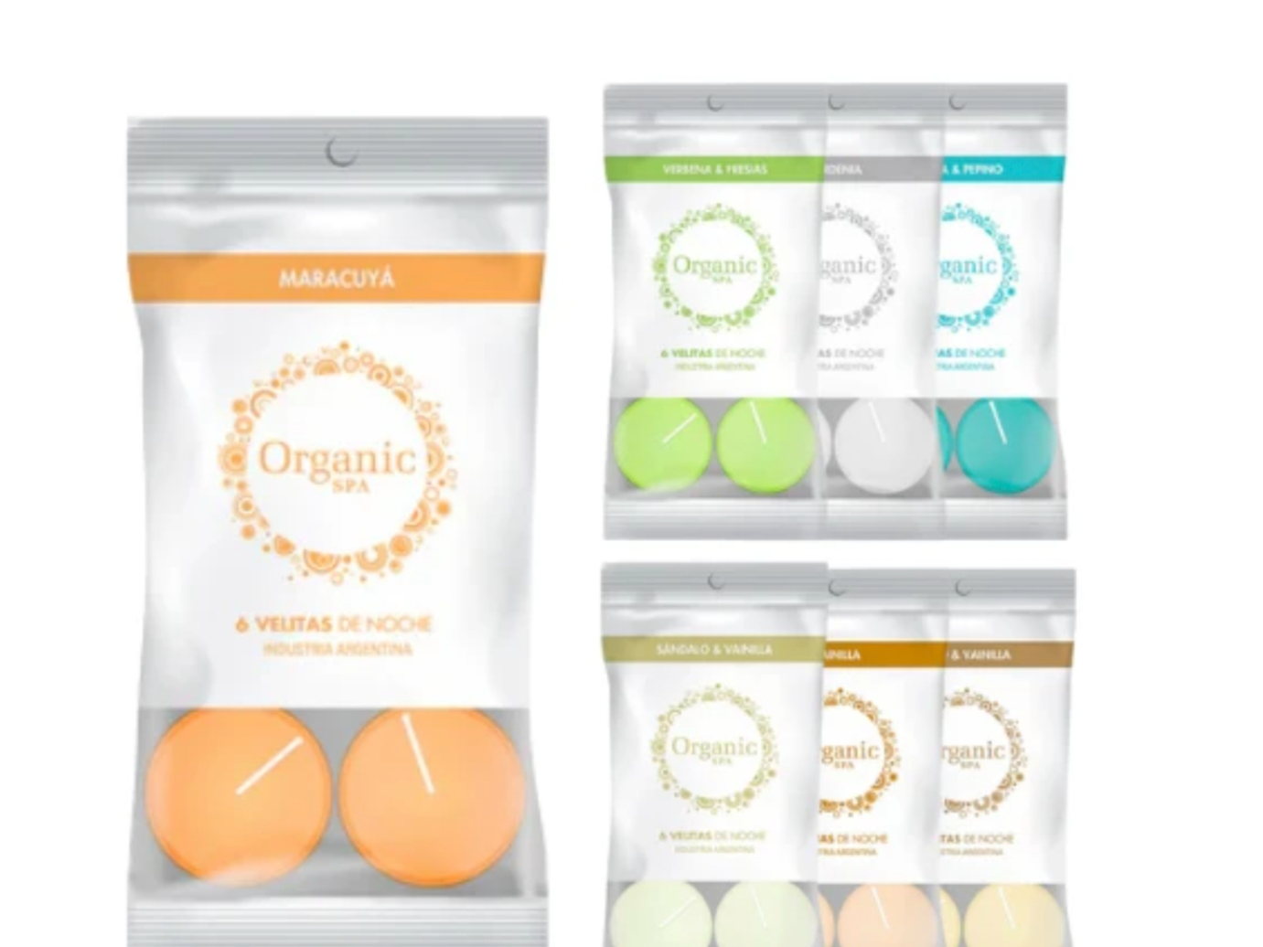 Velitas aromáticas de noche