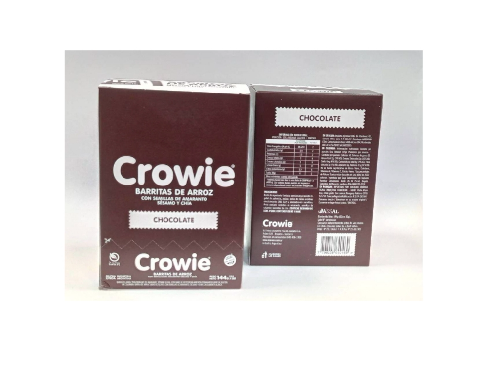 Caja barritas de Arroz Chocolate