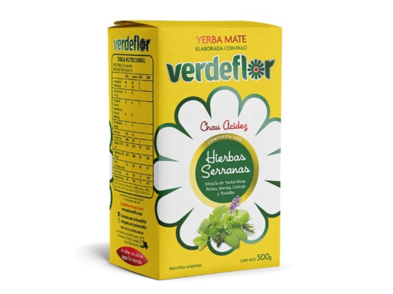 Yerba Hierbas Serranas Verde flor