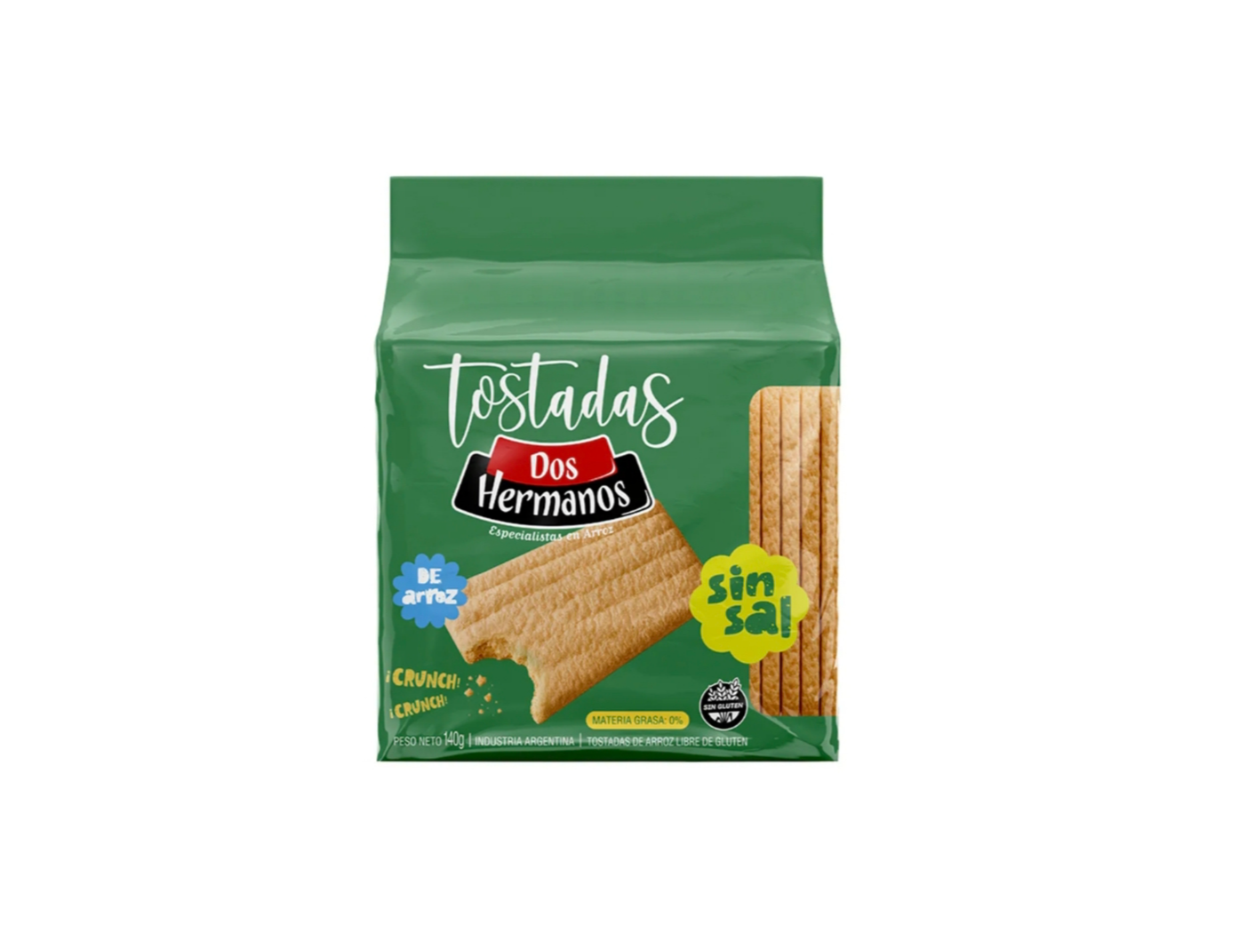 Tostadas de Arroz Sin sal