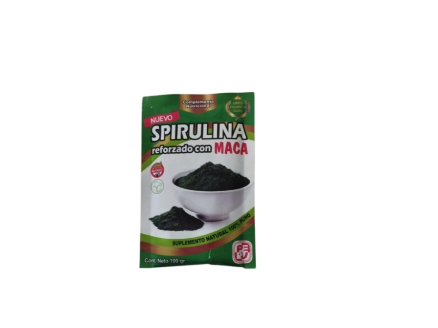 Spirulina reforzado con Maca