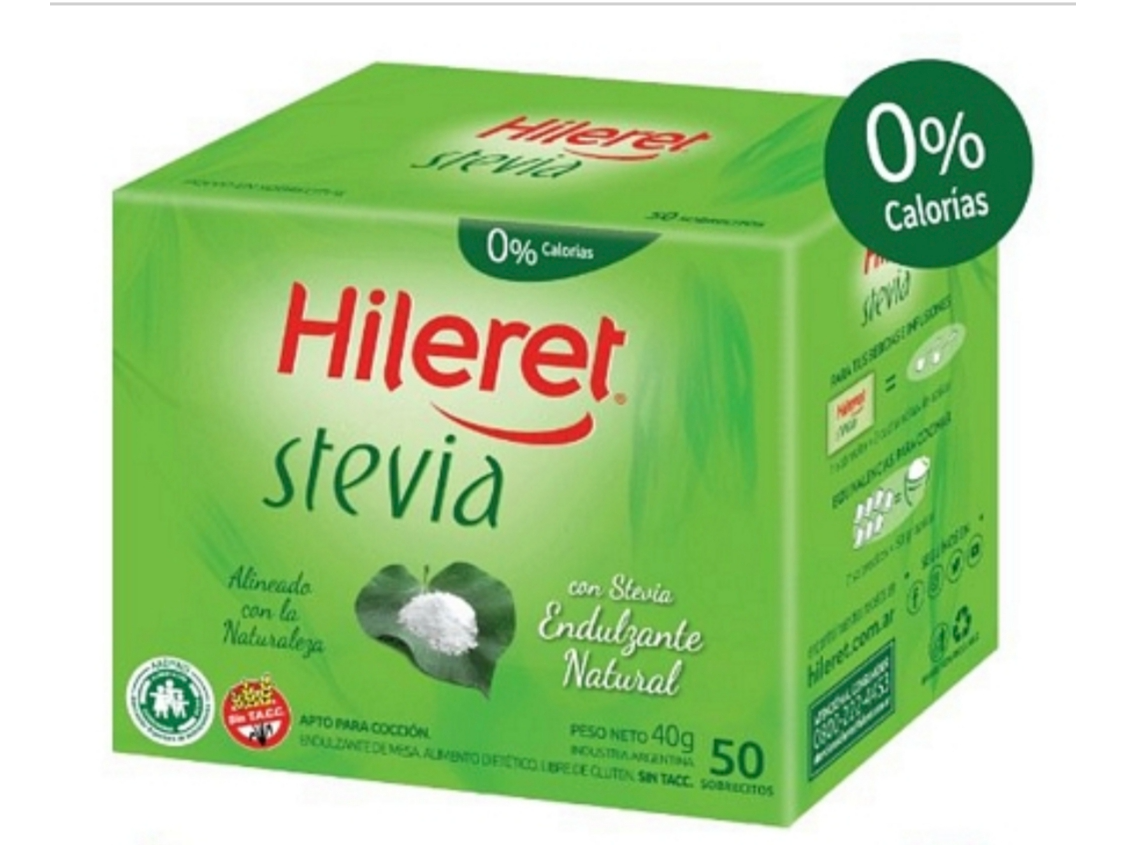 Caja Stevia en polvo Hileret