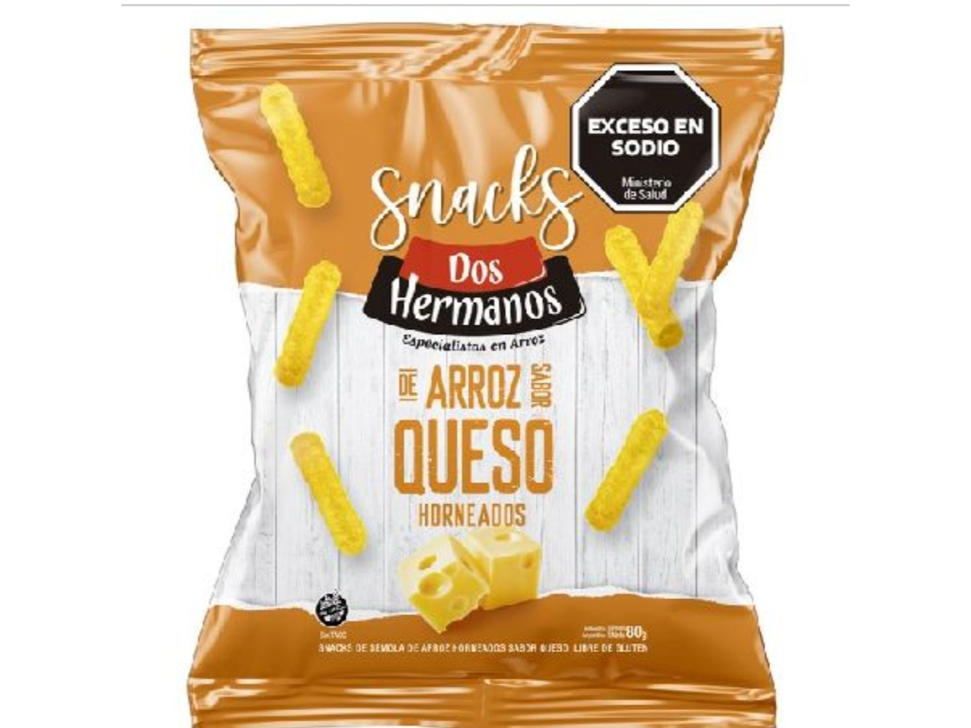 Palitos  de Arroz sabor queso