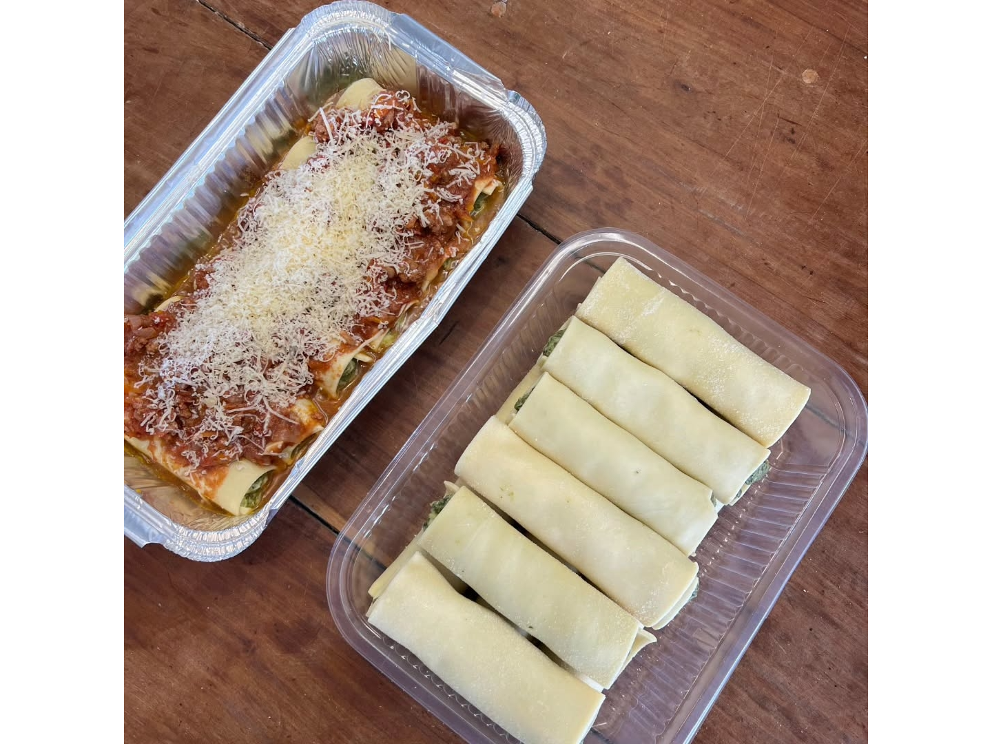Canelones de Espinaca, Pollo y Muzza x 12 unidades