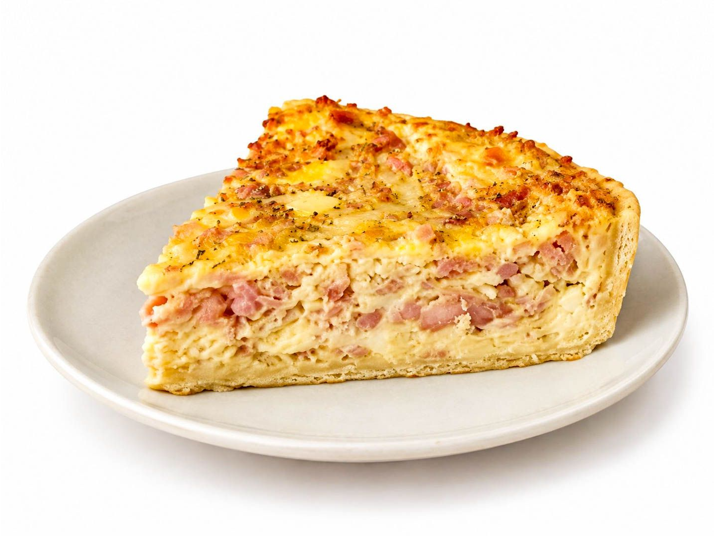 Tarta de jamón y queso