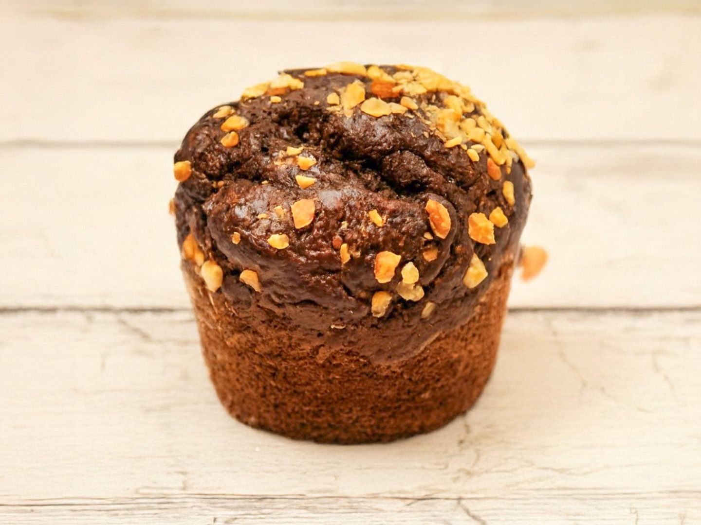 Muffin cacao y maní