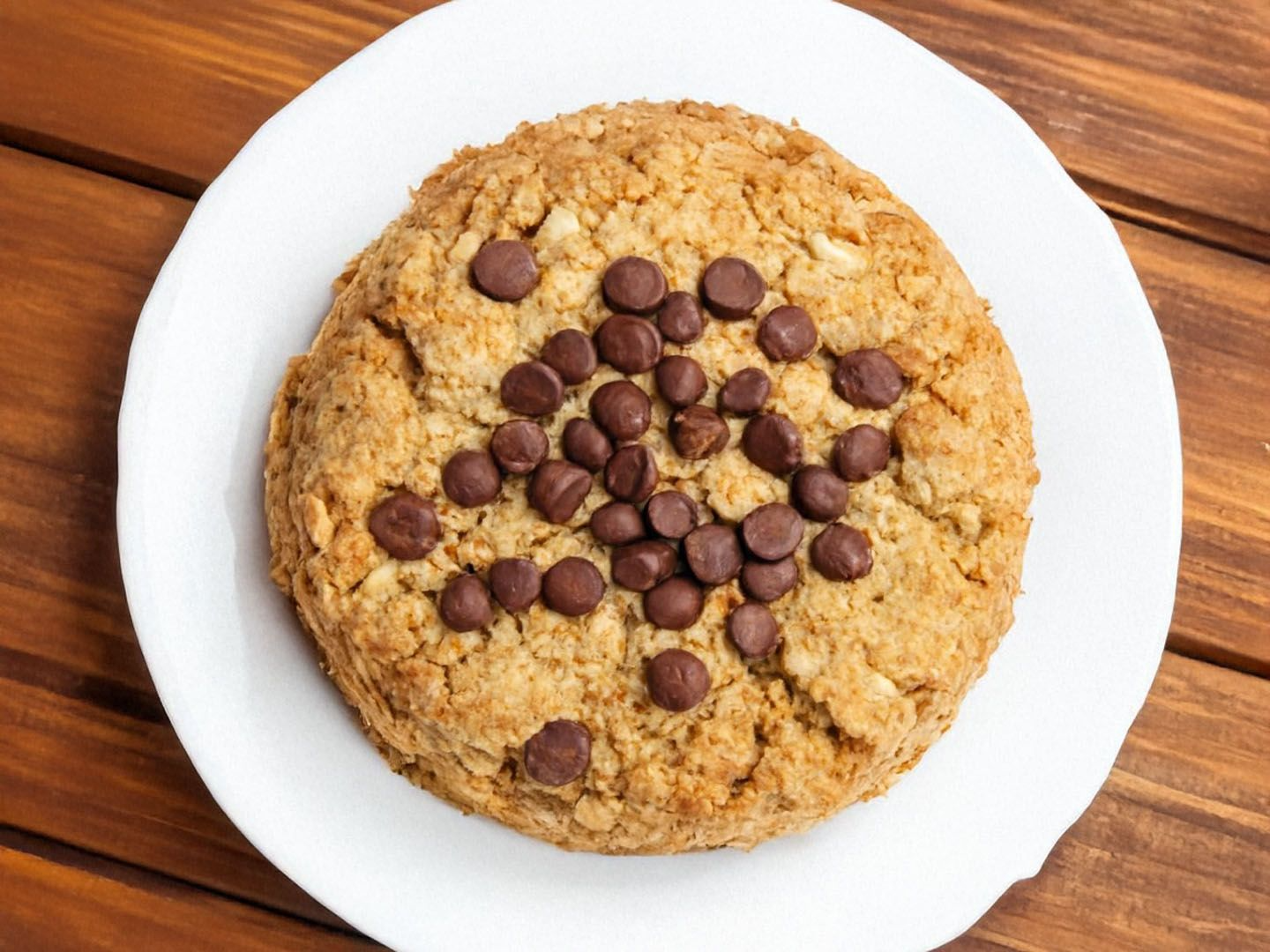 Galleta de avena con chips