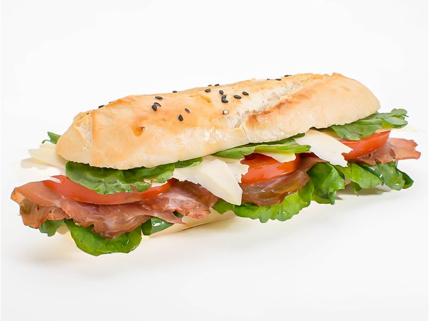 Baguette de jamón crudo