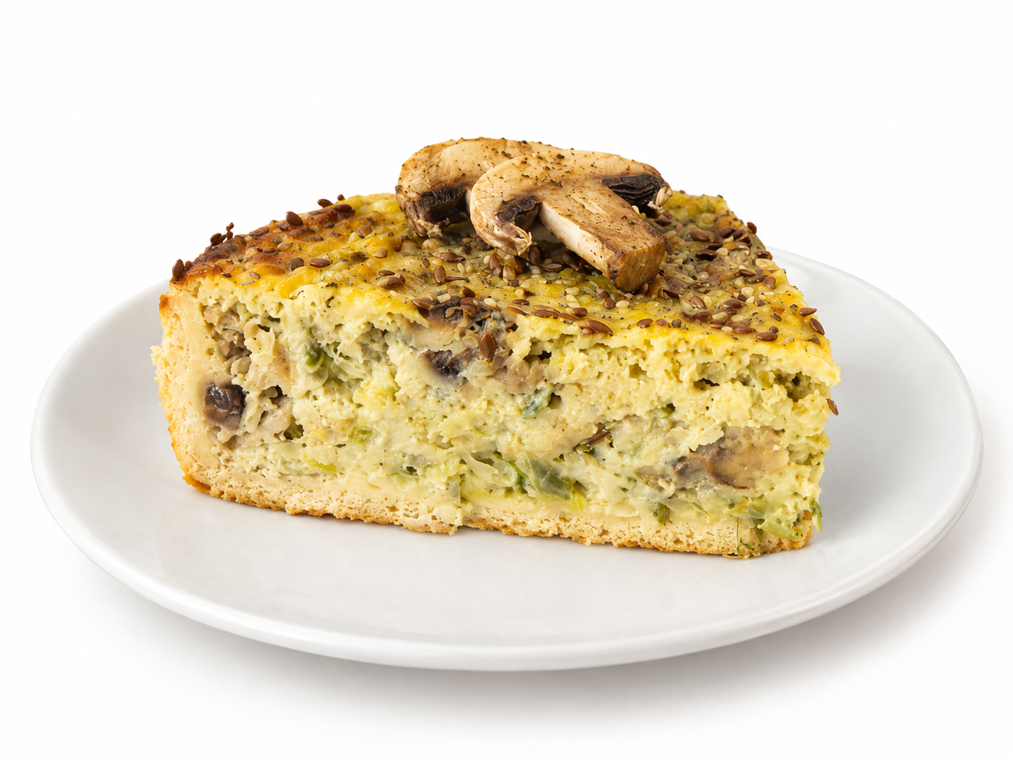 Tarta de puerro y cebolla