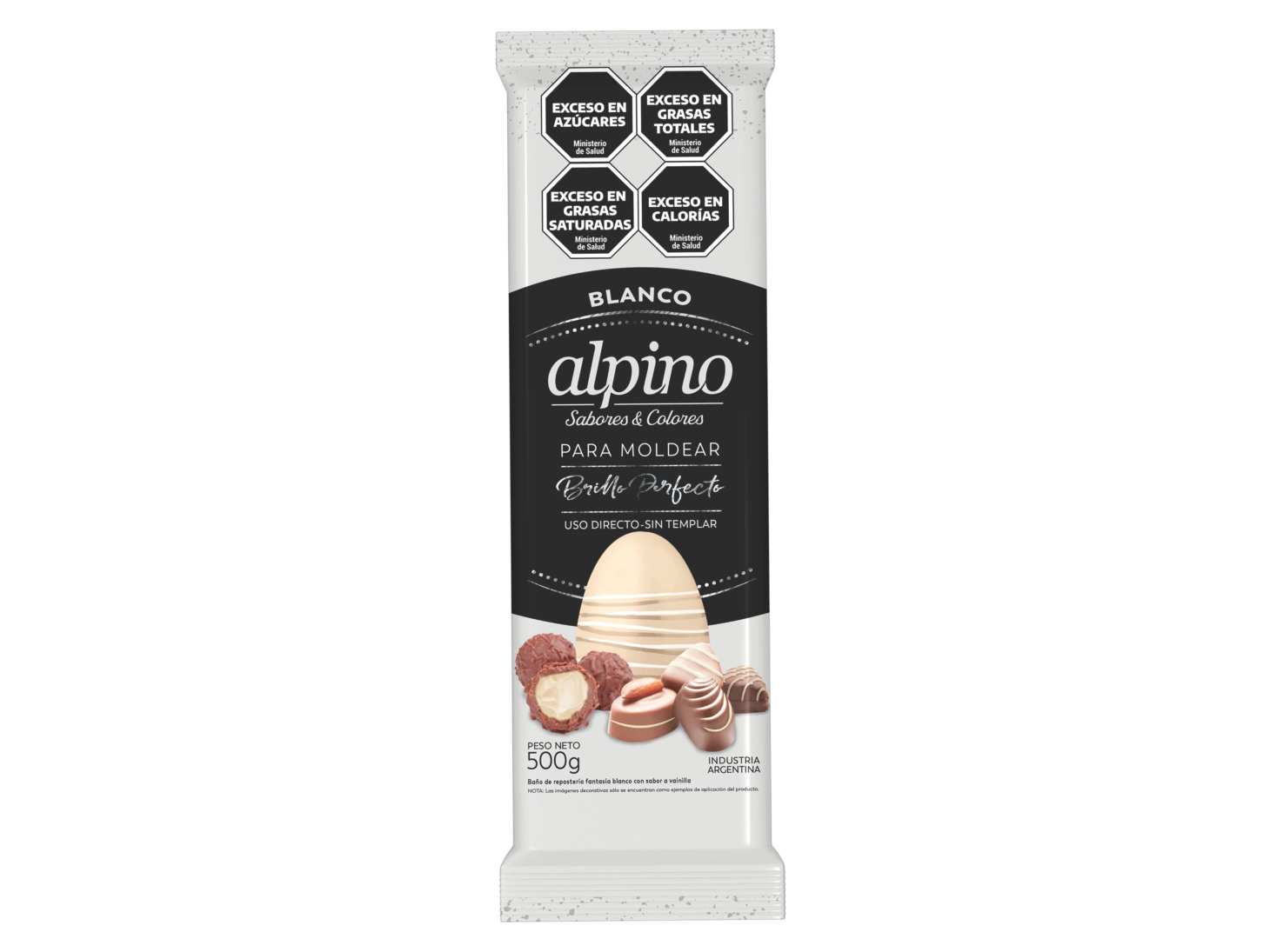 Chocolate Blanco alpino lodiser en tabletas con leche x500 grs (Copia)