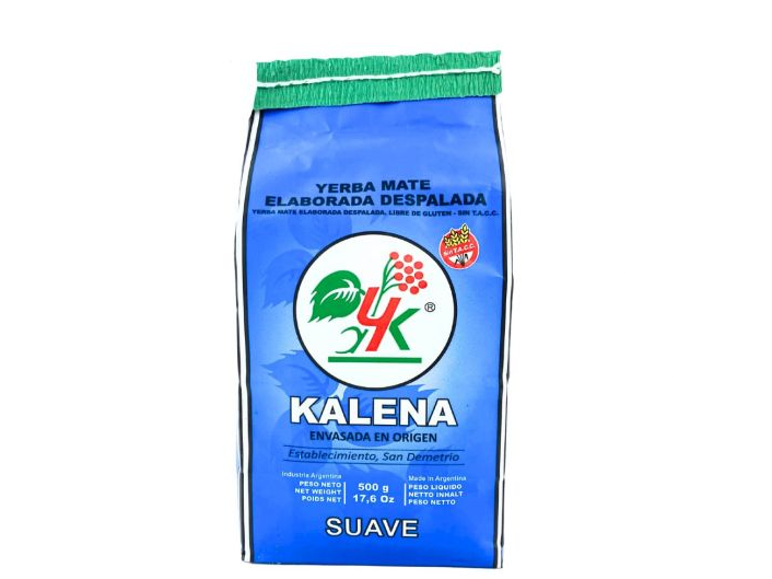 YERBA MATE KALENA X 500 Sin Palo GRS