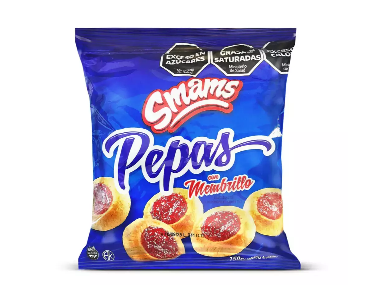 Pepas con Membrillo Smams x 150g