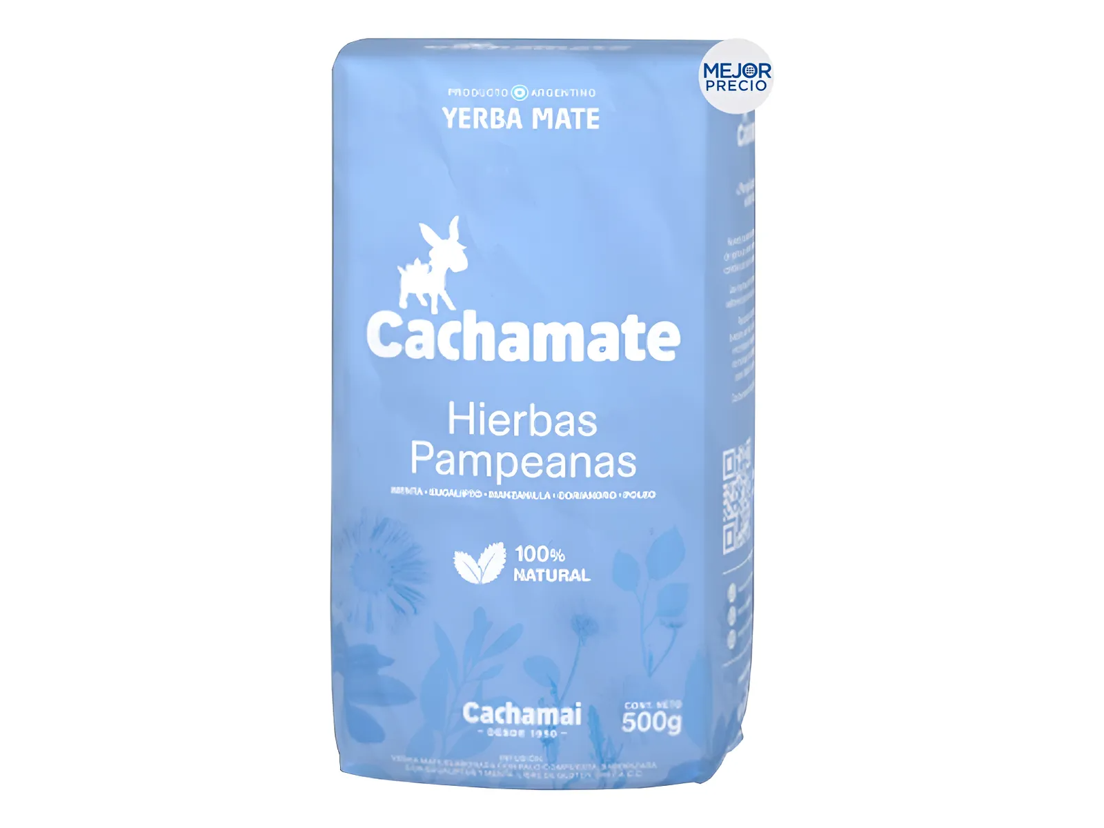 Yerba Mate Cachamate Hirbas Pampeana 500g .