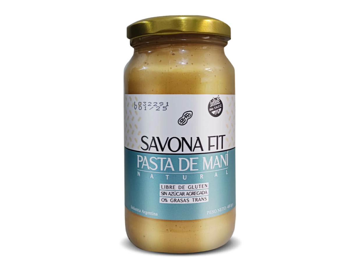 Pasta de Maní Natural Savona Fit x 400g
