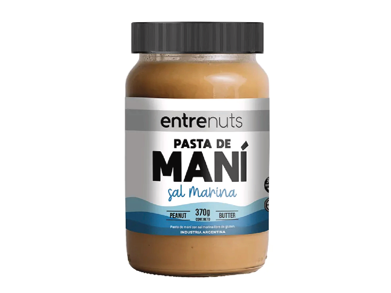 Pasta de maní sal marina Entrenuts 370g