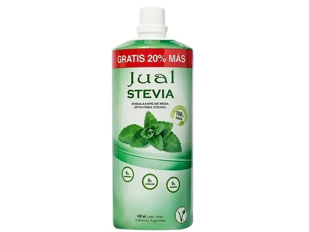 Edulcorante Líquido Stevia Jual x 600 cc.