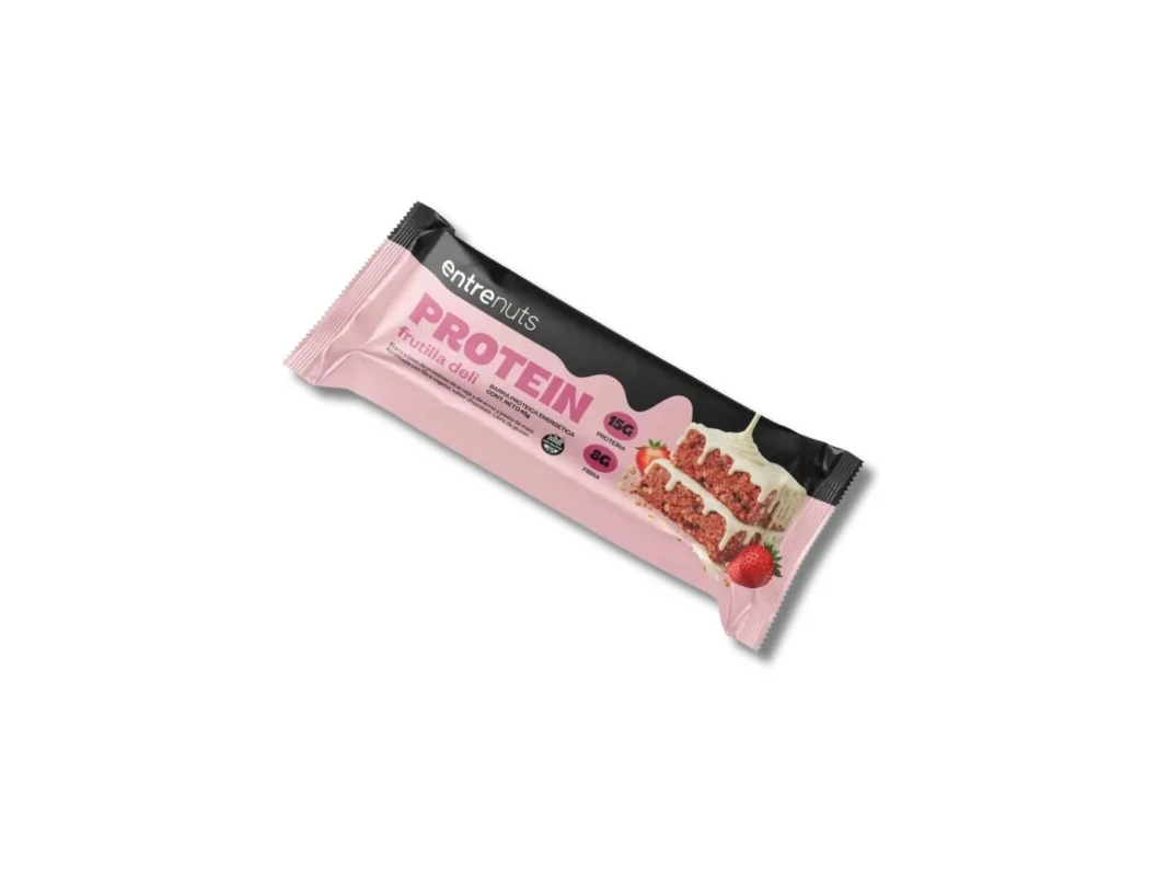 Barra de Proteina Frutilla ENTRENUTS