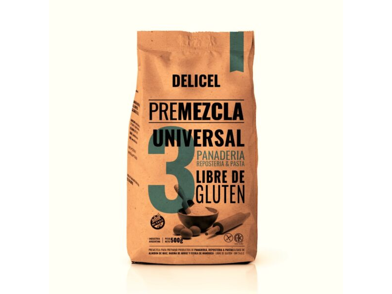 Premezcla Universal Sin TACC – Delicel x 500gr