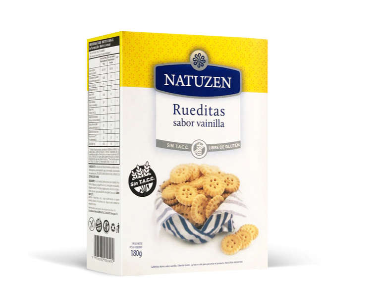Rueditas de Vainilla Natuzen x 180g