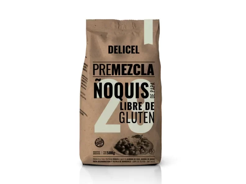 Delicel Premezcla para ñoquis sin tacc sin lactosa x 500 grs