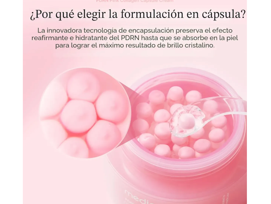 medicube - Crema Facial PDRN Pink Collagen Capsule Cream