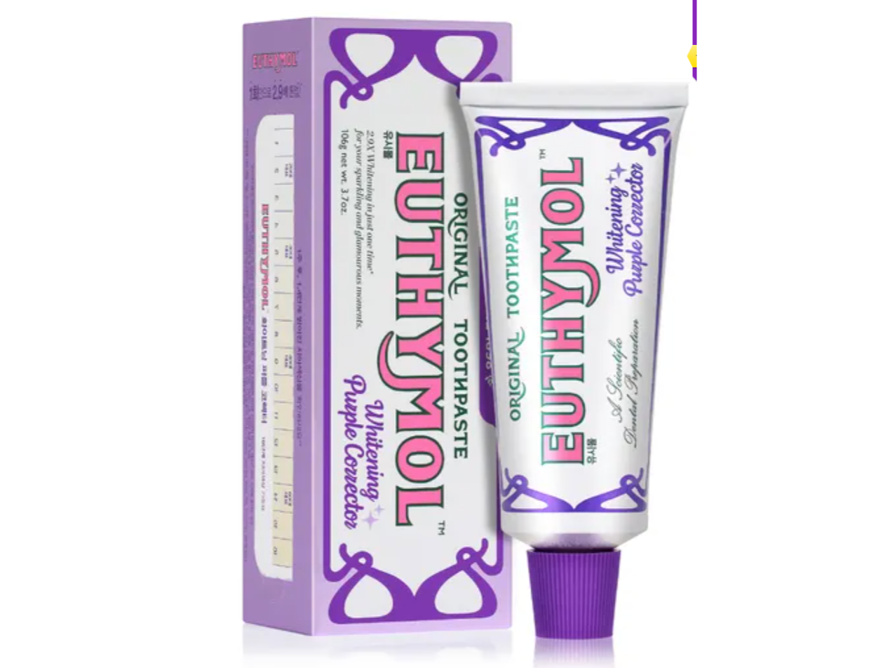 EUTHYMOL - Original Toothpaste Whitening Purple Corrector