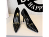 Zapatos estilo coreano, tacon alto