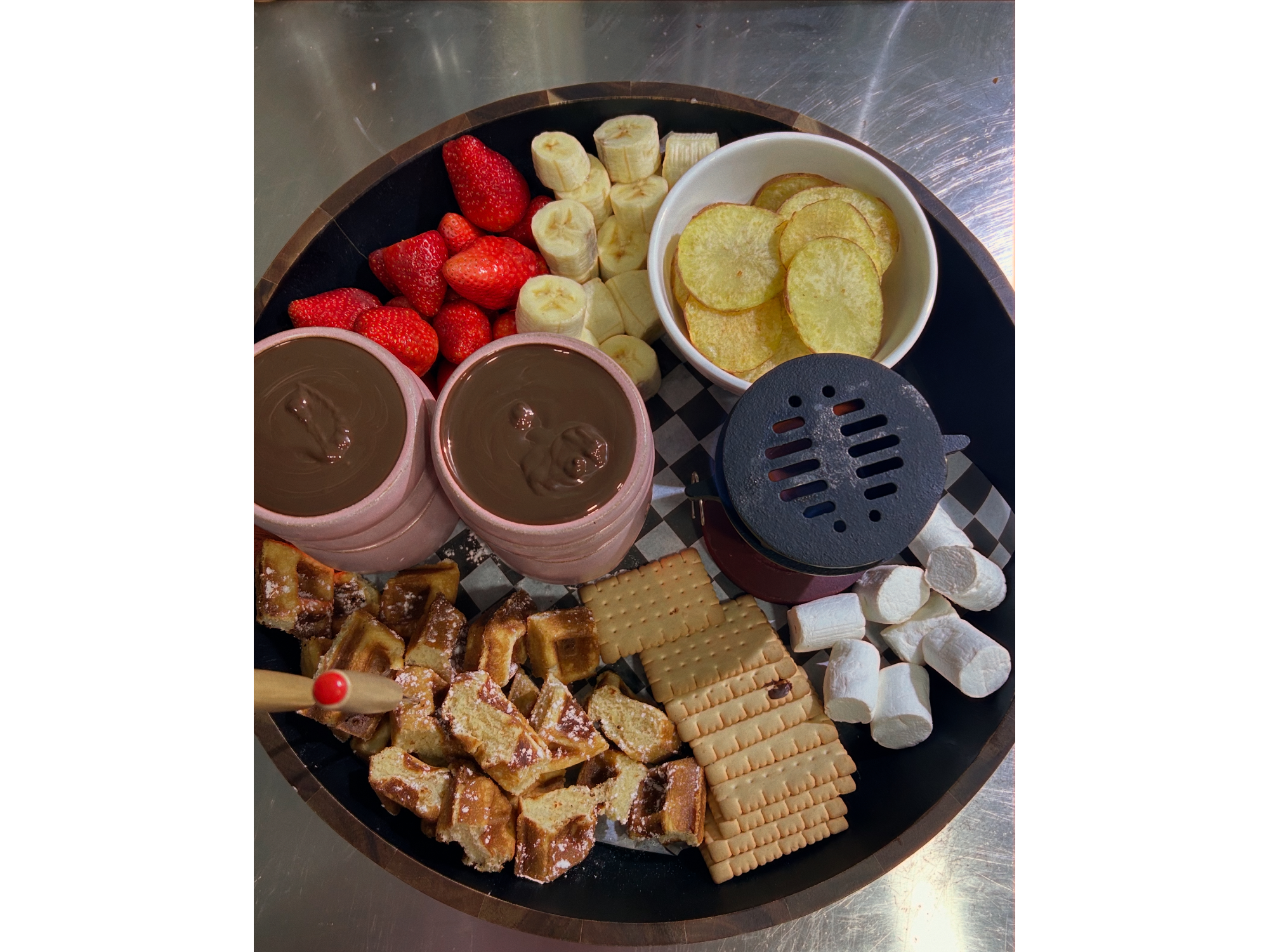 Parrilla hibachi fondue completo ( solo para servir en el local)