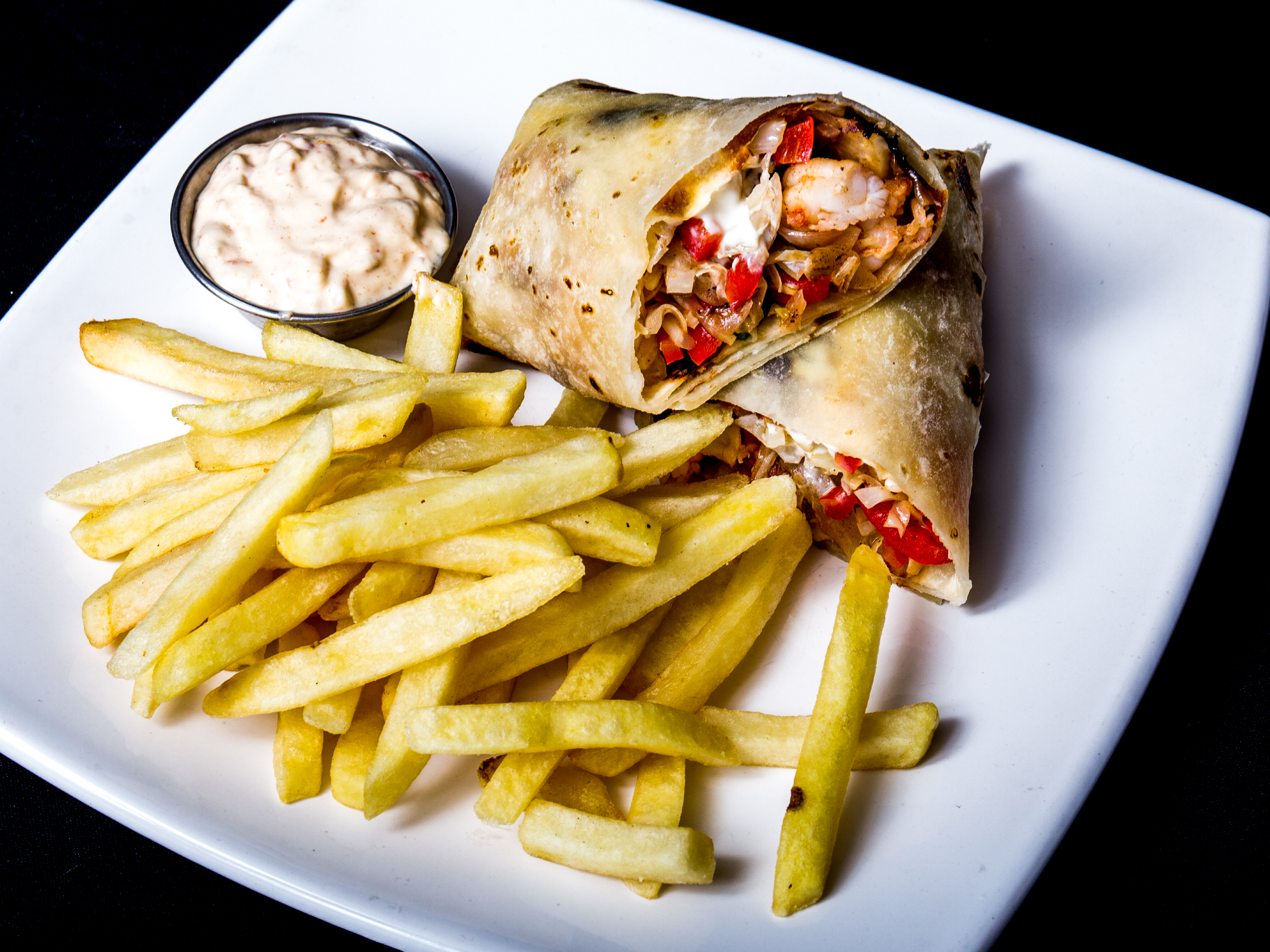 Wraps de cerdo