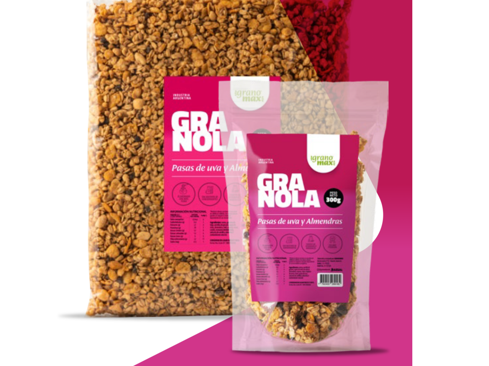 Granola PASAS DE UVA 1kg