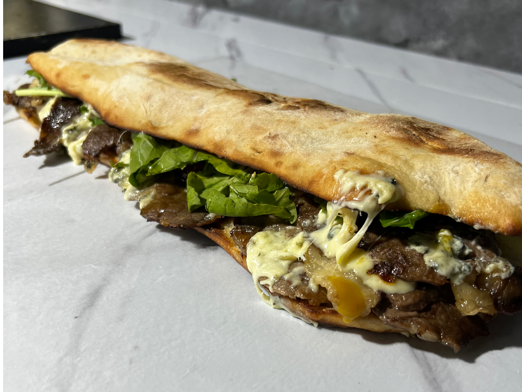 El Roquefortia XL (35cm + Fritas)