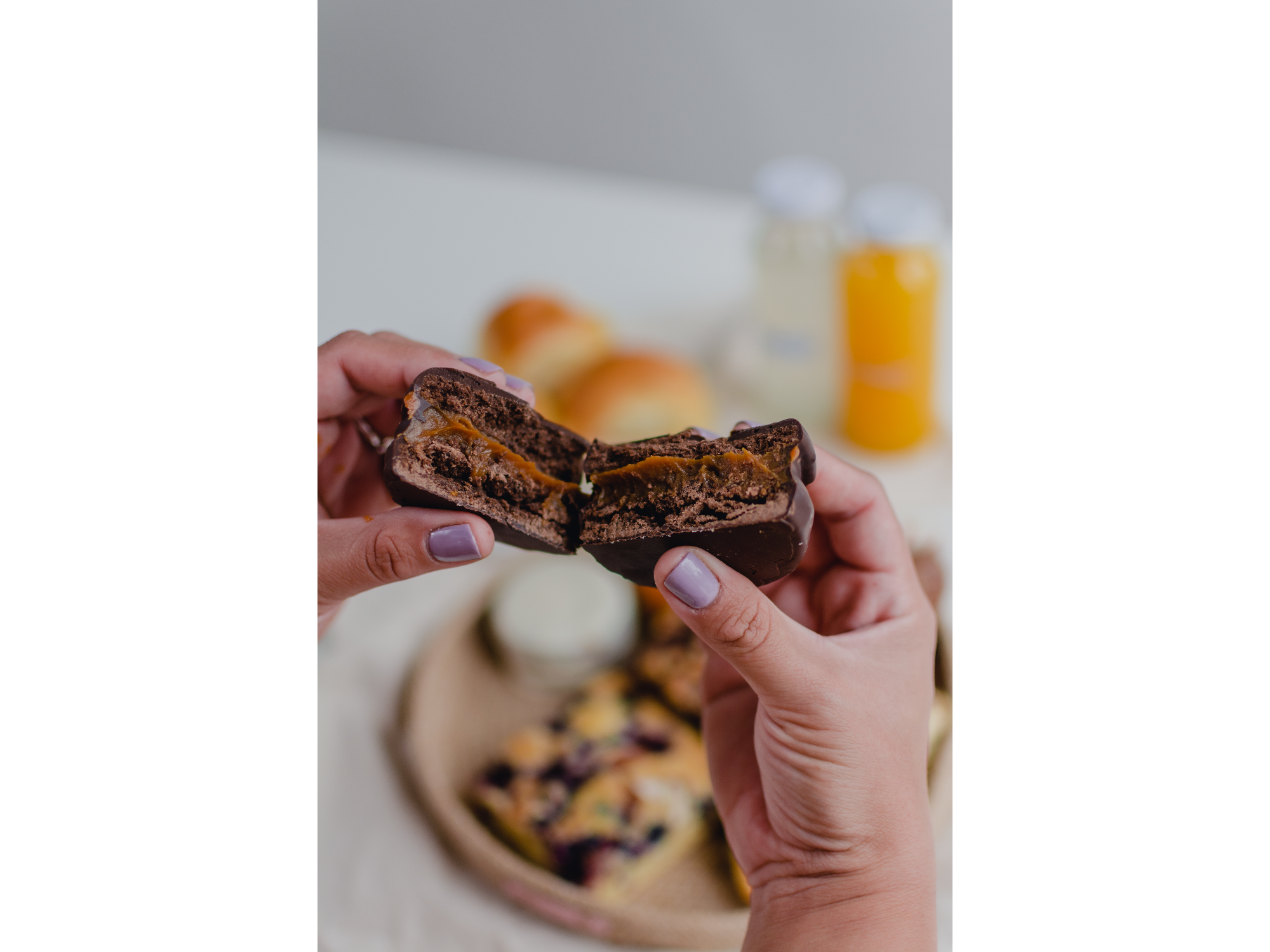 Alfajor de chocolate