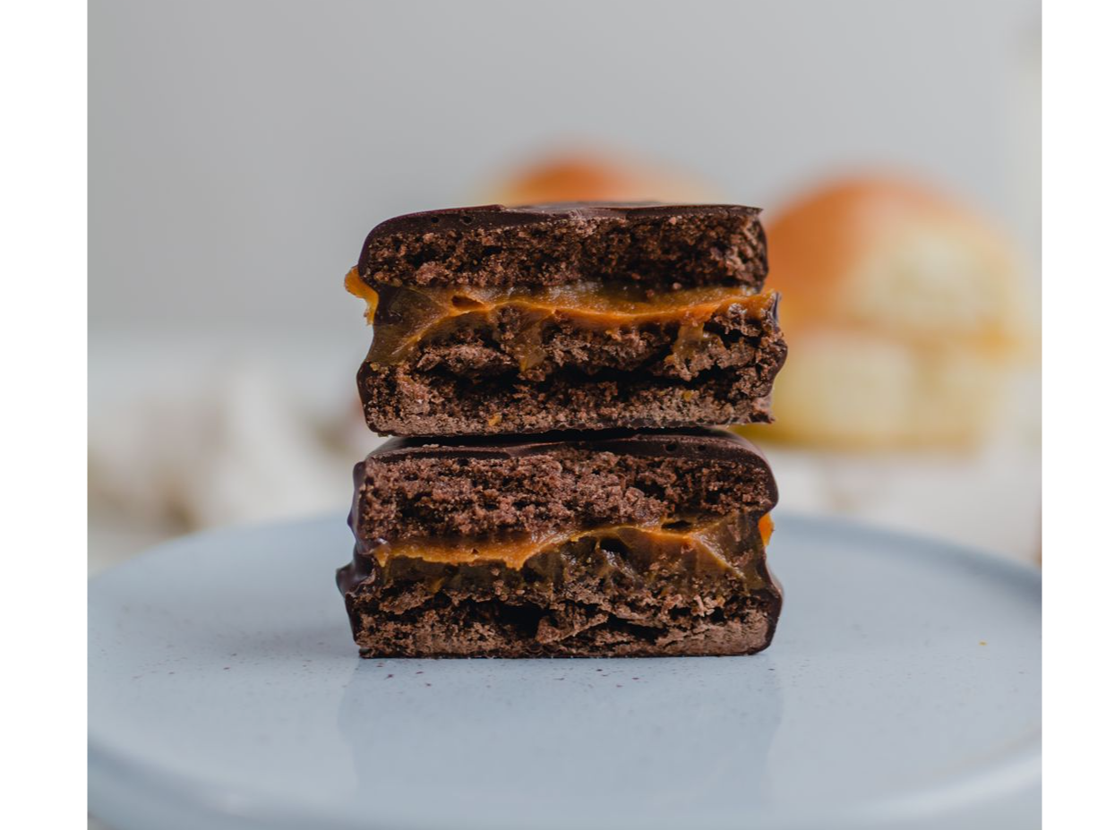 Alfajores de chocolate