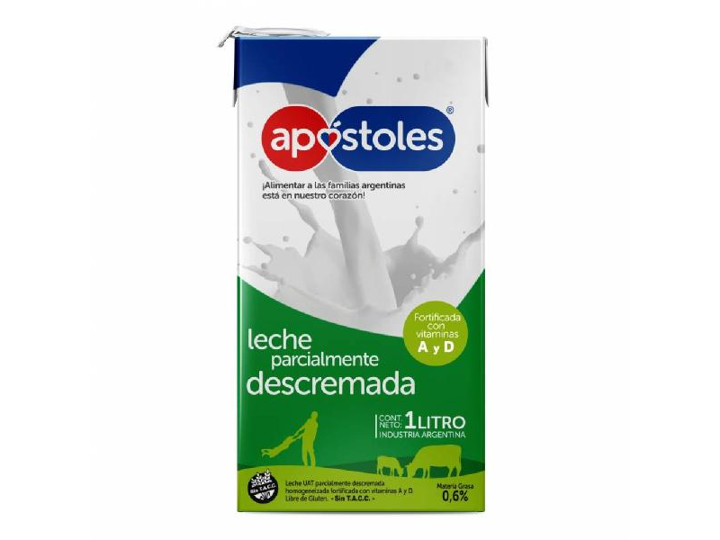 Leche apostoles descremada