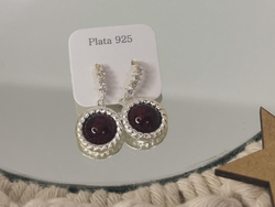 Aros colgantes redondos