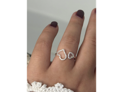 Anillo maitea corazón calado