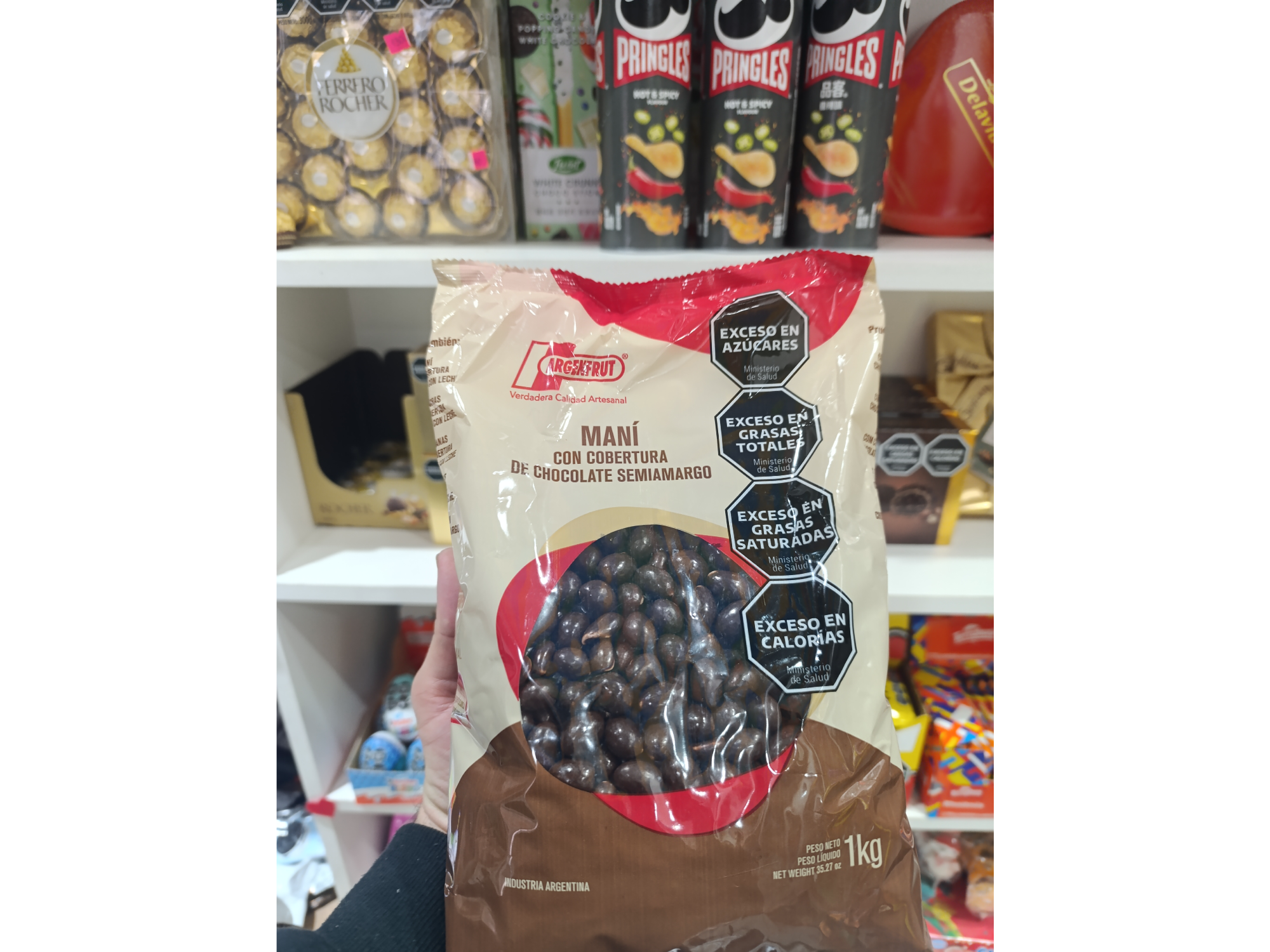 Maní con chocolate Semi Amargo