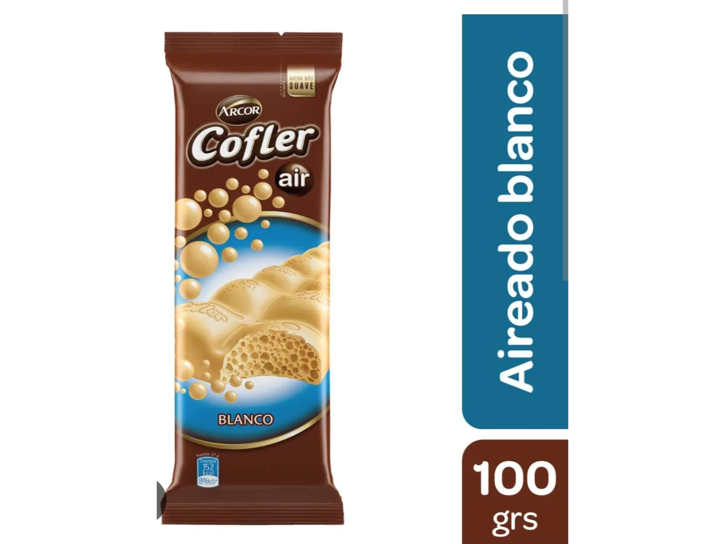 Cofler Aireados Blanco 100 Grs